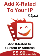 Add X-Rated To Your Current IP Address